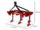Tiller a molle 5 ancore serie media AgriEuro CM5 &ndash; Erpice coltivatore Estirpatore 5 Vomeri
